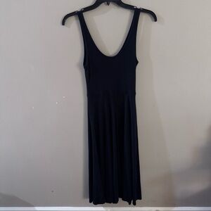 🖤 Marine Layer Ribbed Maxi Dress – Black – Size Small